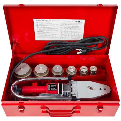 PPR-800 MAXI (20-63) паяльник для пропиленовых труб (ADR tools) купить